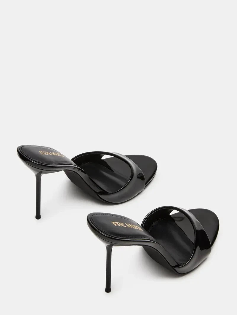 Davina Black Patent Shoes