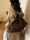 Minimalist Large Capacity PU Tote Bag for Women