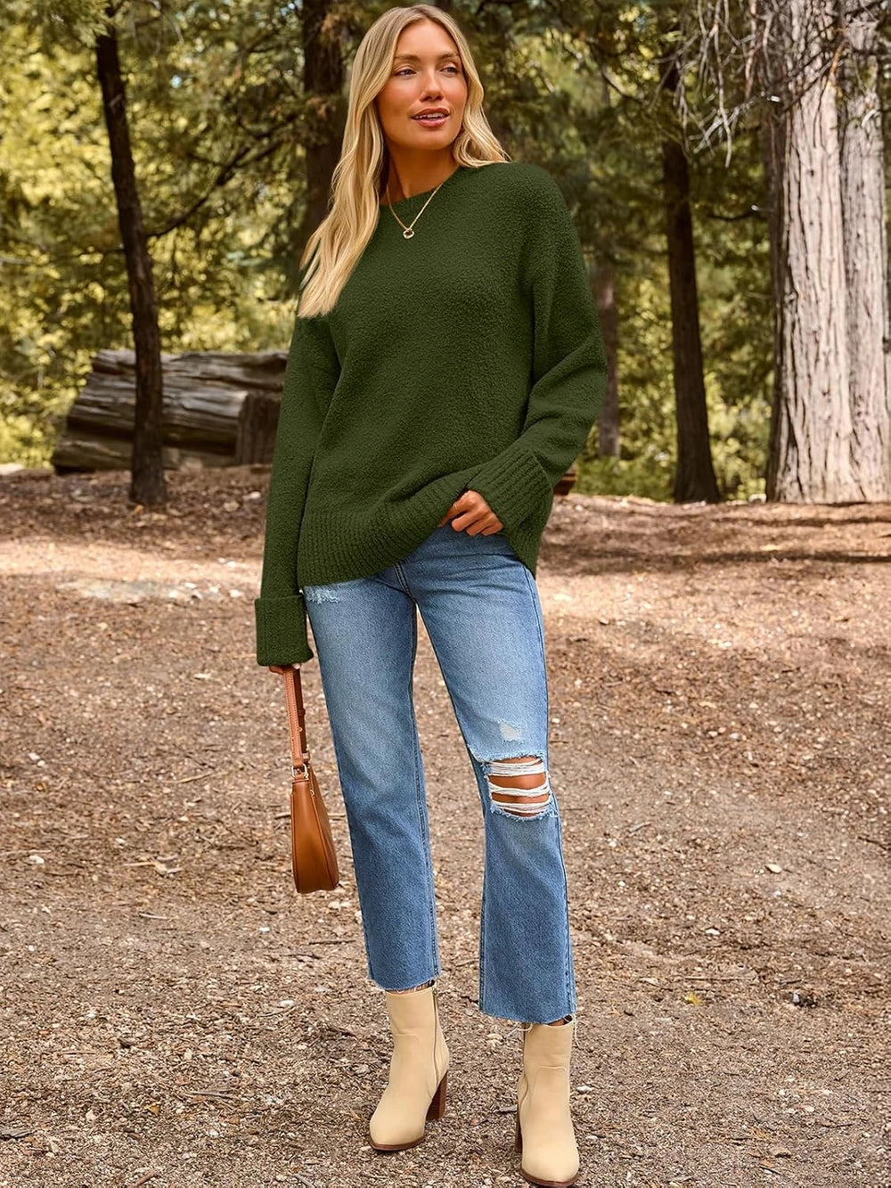 Lillusory Oversized Knit Sweater