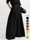 High Waist Wide Leg Trousers