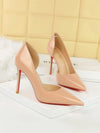 Patent Leather Slingback Stiletto Heels