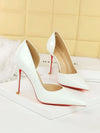 Patent Leather Slingback Stiletto Heels