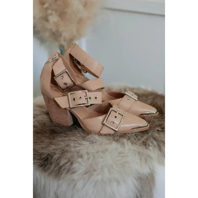 Beige Proving My Point Heels