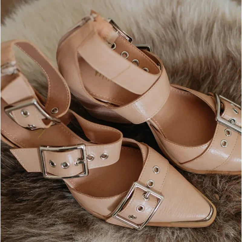 Beige Proving My Point Heels