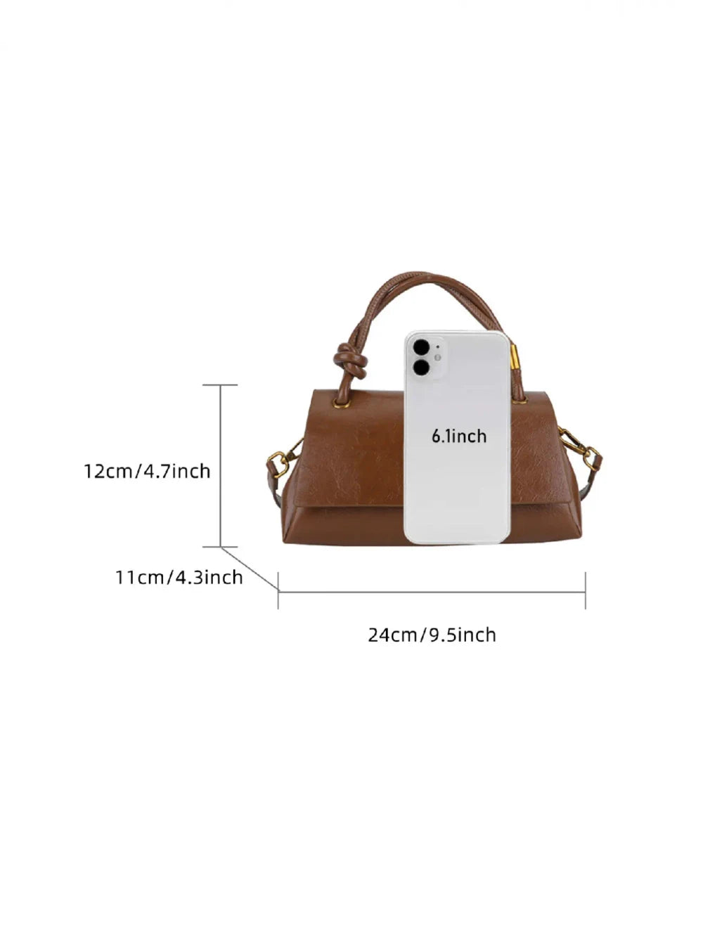 Small Satchel Crossbody Bag